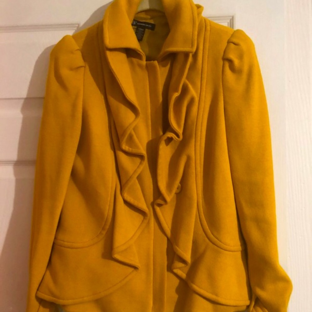 Cute yellow coat